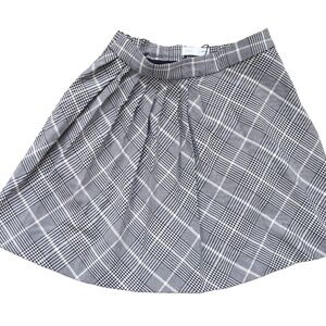 ZARA Girls Preppy Plaid Pleated Skirt